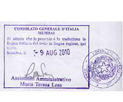 Italian Embassy Attestation Services