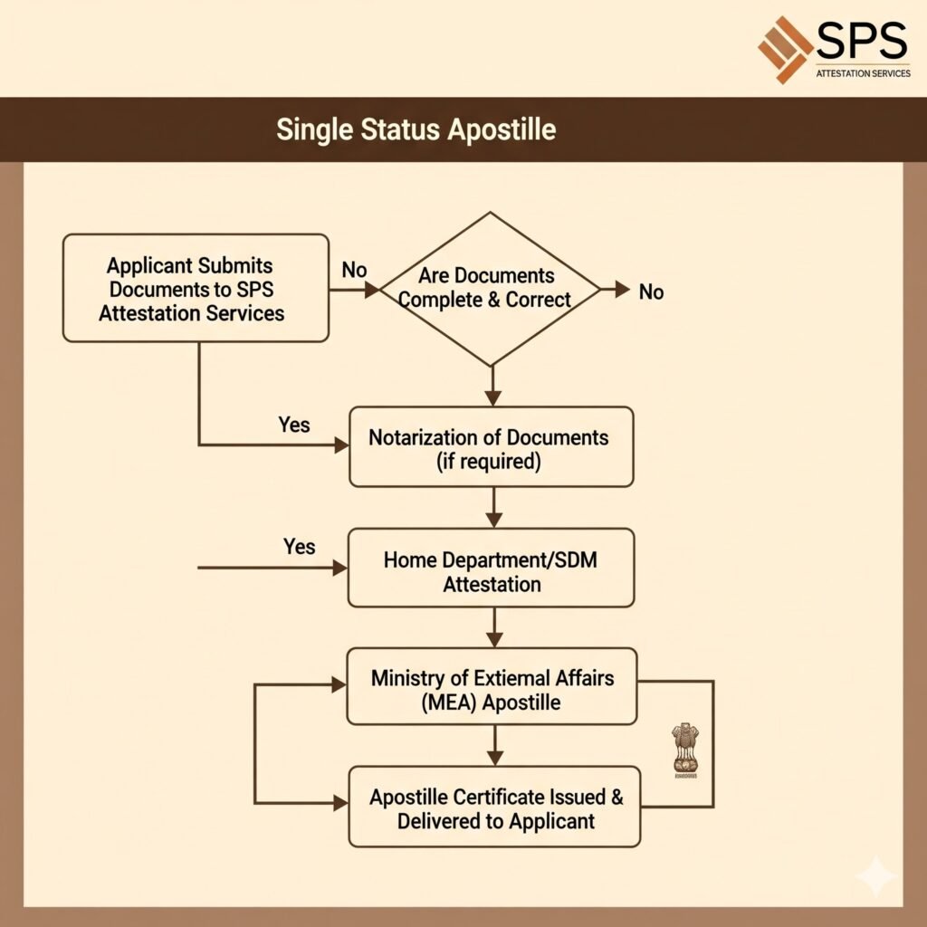 Single Status Apostille