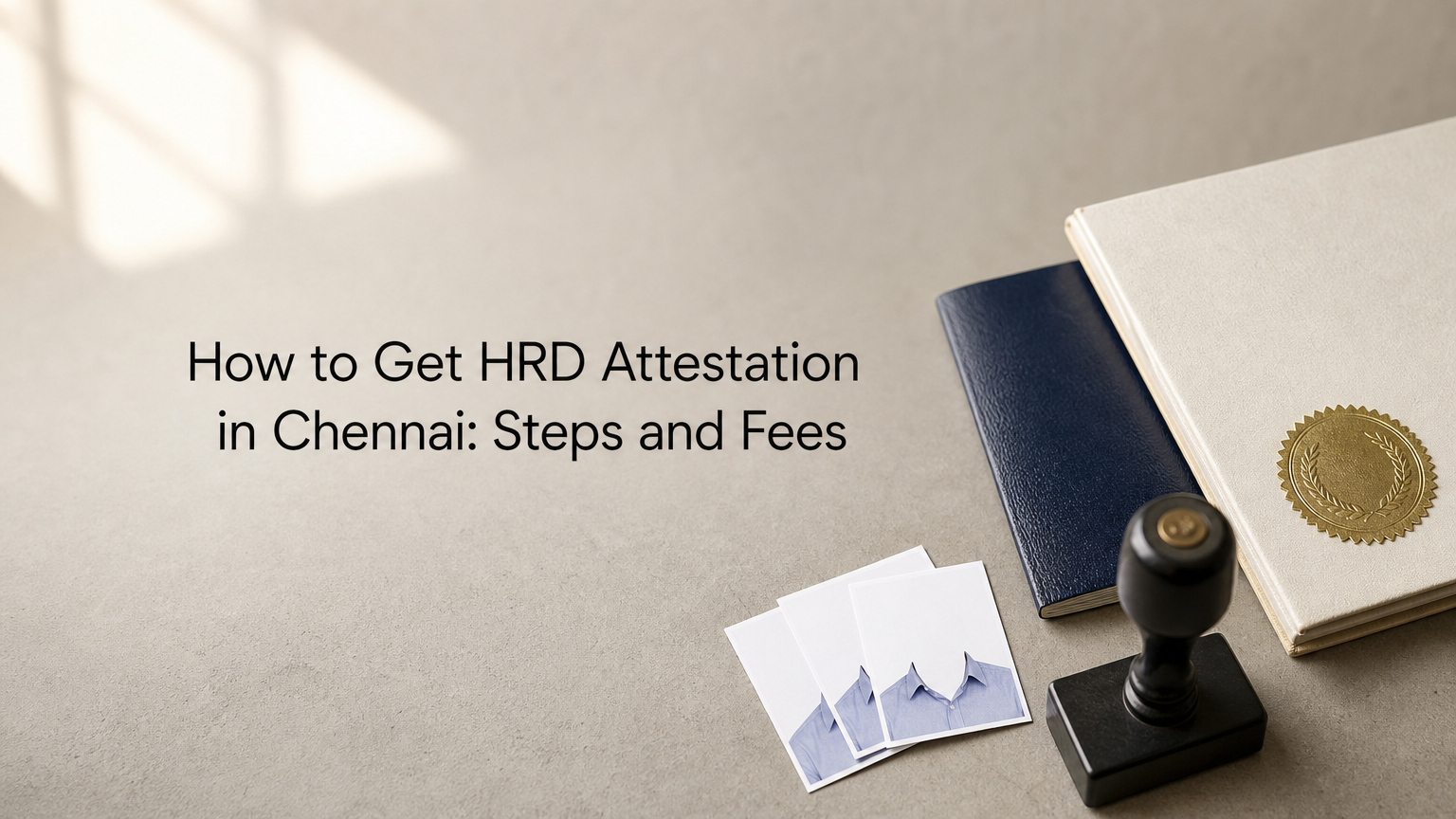 How to Get HRD Attestation in Chennai: Steps and Fees