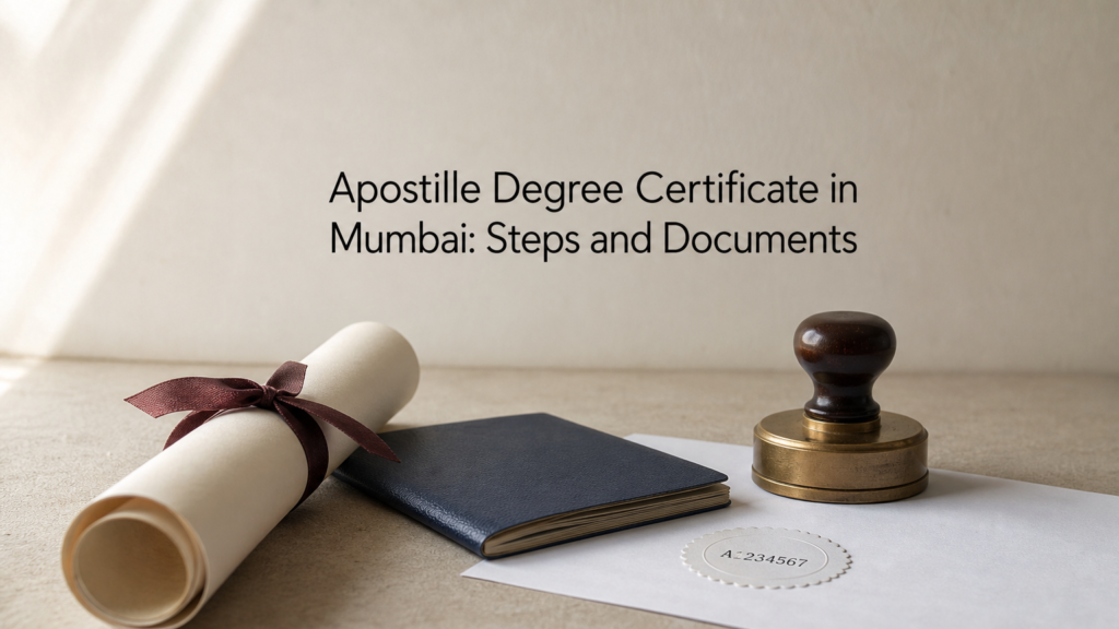 Apostille Degree Certificate in Mumbai: Steps and Documents